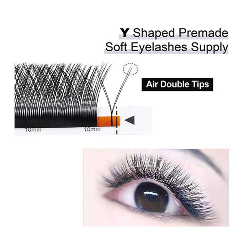 9-16Mm Mixed D Curl Independent Eyelash Extension Cluster Eyelash Soft And Natural False Eyelash