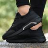Sneakers Spring Black Casual Shoes Breathable, Light and Comfortable Flying Woven Men's Shoes Breathable and Comfortable