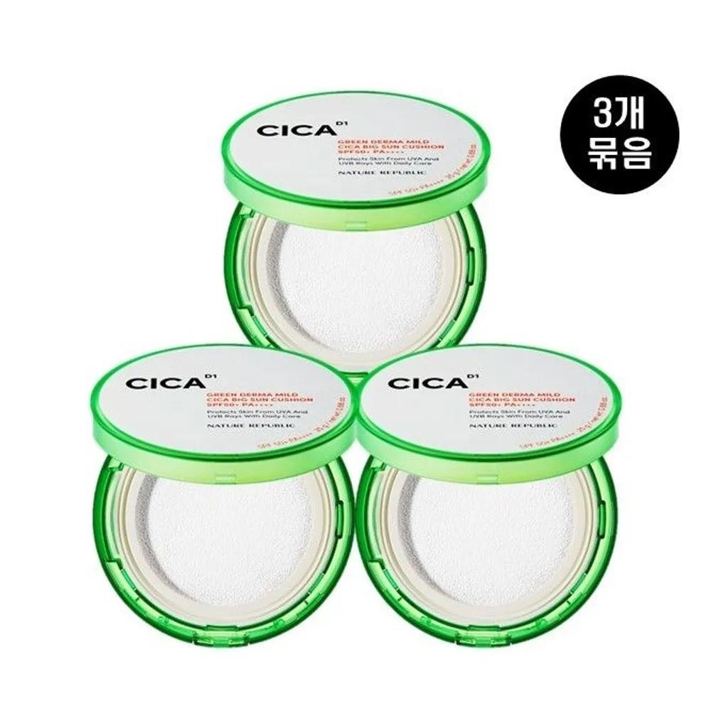 

[1+1+1] Green Derma Mild Cica Big Sun Cushion SPF50+PA++++