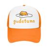 Gudetama Cartoon Eggs Mesh Caps Outfits for Men Women Adjustable Baseball Cap Mesh-Back Summer Cooling Caps