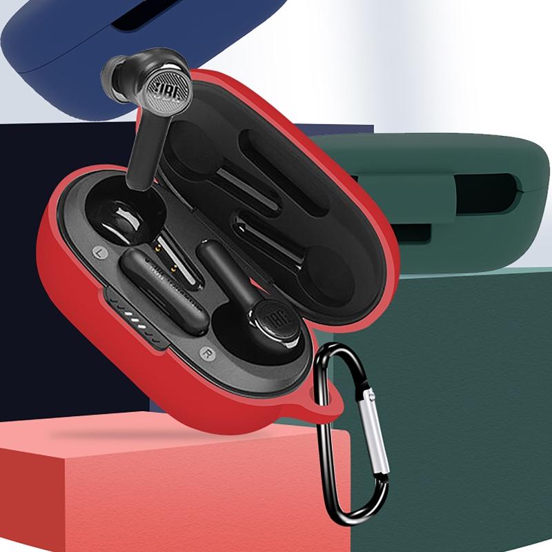 Silicone Earphone for Case Protective for Shell with Keychain forJBL QUANTUMHeadphone Washable Silicone Cases