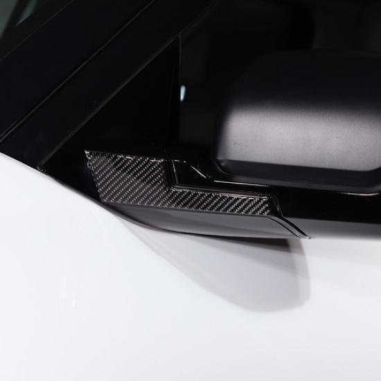 Carbon Fiber Side Door Rearview Mirror Trim Cover for Toyota Tundra -23