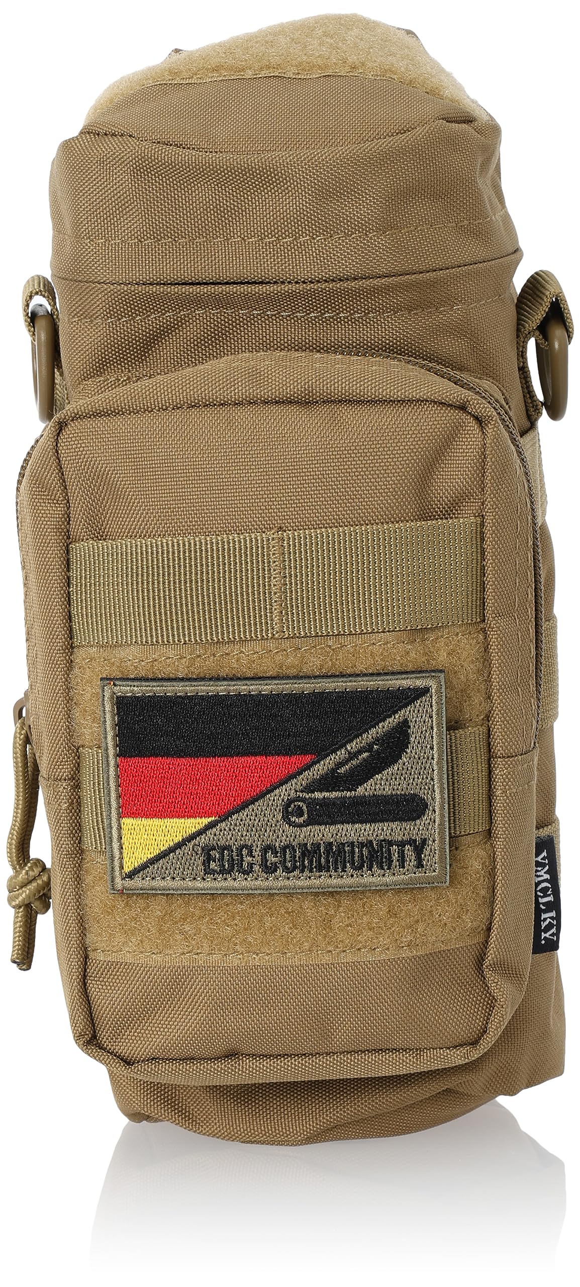 

Military Trunk with German Military Waterproof Coyote Drink Pouch [F-Style] Emblem, Lining,