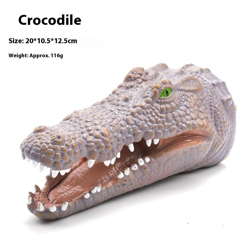 1 Piece T-Rex Dinosaur World Animal Model Action Figures Collection Soft Toys Hand Puppets Dinosaur Head Model Toy For Kids Gift