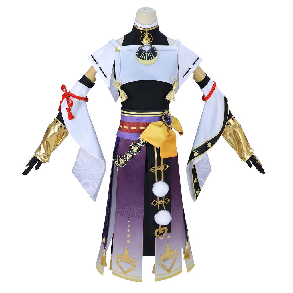 Genshin Impact Inazuma Kujo Sara Cosplay Kuroba Nariyabura Kujo Sara Cosplay Costume Genshin Impact Style Kujo Sara Cosplay Sara No Size [NOKIJP] (No