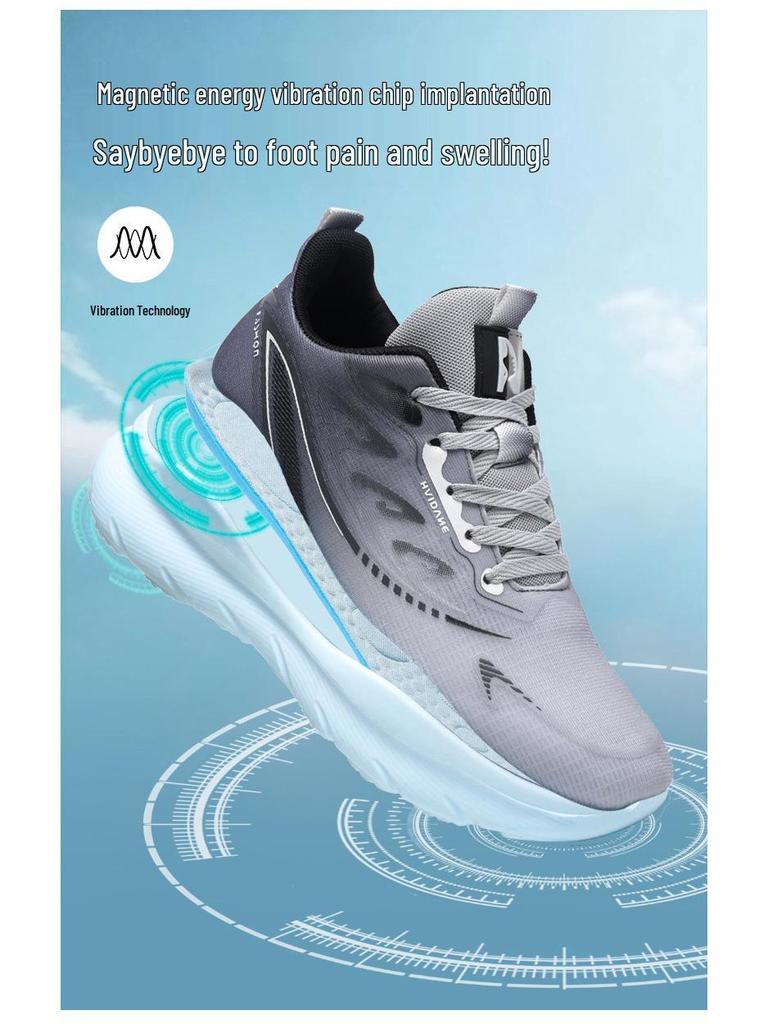 2025 Magnetic Vibration Sports Shoes: New Upgraded Cross-Border Spring Walking and Running Shoes for Middle-aged and Elderly Couples