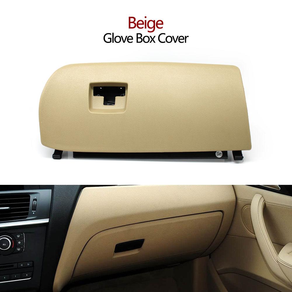 LHD Car Interior Front Console Black Beige Glove Box Door Lid Cover Lock Handle For BMW X3 X4 F25 F26 2011-2017 51166839000