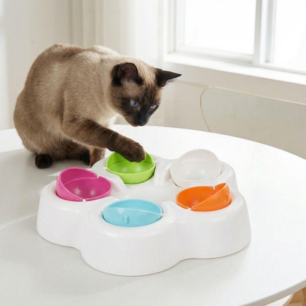 Rotatable Smart Slow Feeder Toys Stable Base Dog Hiding Food Bowl Pet Treat Dispenser Pet Supplies