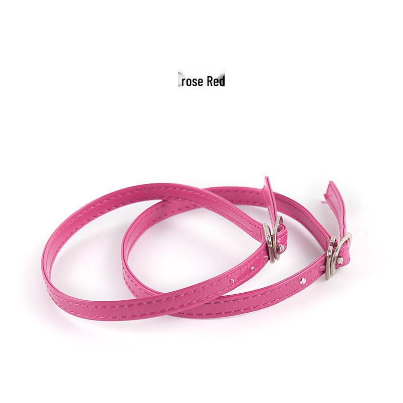 Cordones para Zapatos de Tacón Alto con Tobillera de Cuero Antideslizante para Mujer