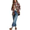 Polo Ralph Lauren Plaid Collar Button Long Sleeve Shirt Women Shirts 211978158-001