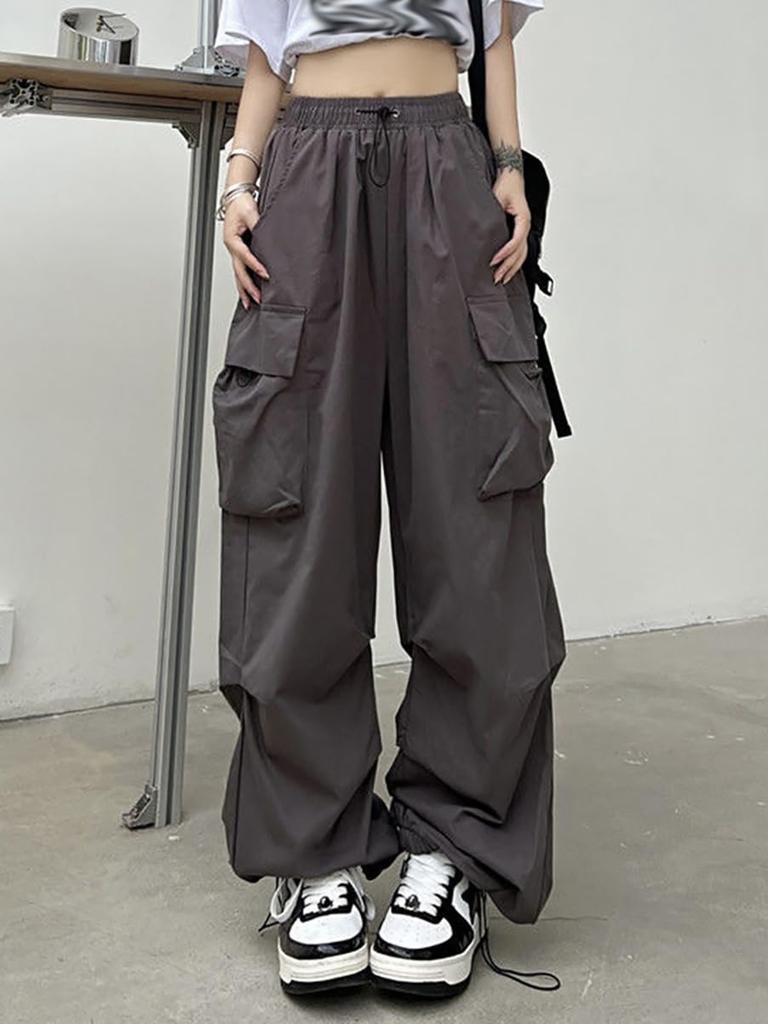 SvaYvee Cargo Long Easy Elastic Work Loose Street Plus Size M Women's Pants, Pants, Casual, Pants, Waist, Pants, Fit, Dance, Style, Sizes, 01. Beige,