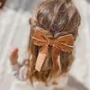 Trendy Velvet Bow Ribbon Hairpins Women Children Girls Hair Clips Pin Barrettes Accessories Hairclip Headdress Headwear Ornament