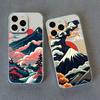 INS Fuji Mountain Landscape Sunset Clear Phone Case For iPhone 11 12 13 Pro Max Mini 14 Plus Pro Max X XR XS 7 8 Plus Back Cover