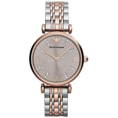Emporio Armani AR1840 Orologio da donna Gianni in acciaio inossidabile bicolore