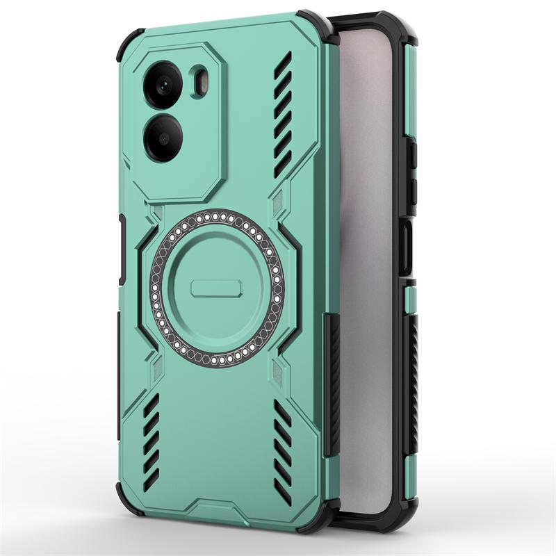 For Xiaomi Poco M7 Case For Poco M7 Plus Anti-knock Magnetic Adsorption Wireless Charge Back Cover For Poco M7 Case 6.9 Inch