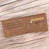 Men's Vintage Frosted Wallet with Multiple Card Slots