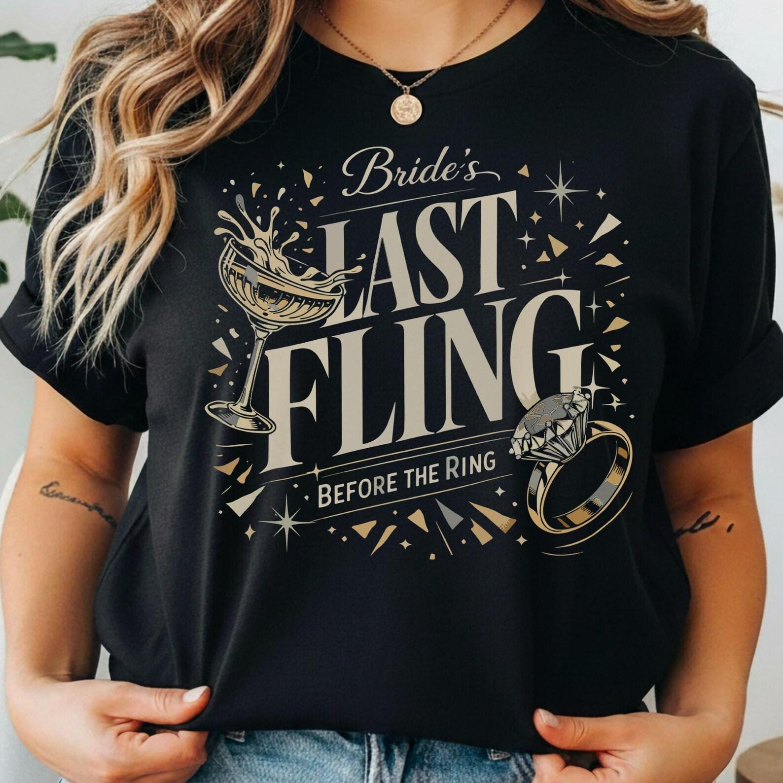 Bride party gift shirt, bridal shower gift,Bachelorette Party Shirts,personalized bachelorette party t-shirt S
