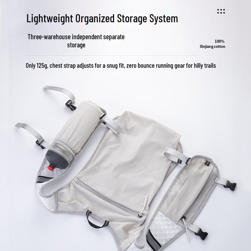 Unisex Off-road Running & Hiking Vest with Water Bottle Holder – Portable Outdoor Gear