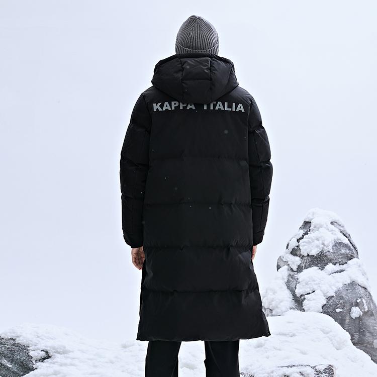 Kappa Down Jackets Unisex Hooded Moderate Puffer Jacket K0CZ2YY03D
