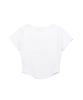 FREEDOM Modal U-Neck Crop Short Sleeve (White)