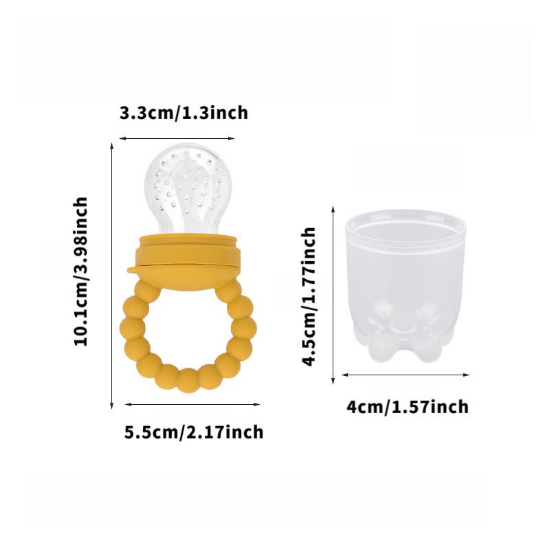 Silicone Baby Fruit and Vegetable Teether Pacifier Feeder