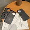 Luxury Carbon Fiber Magsafe Phone Case Metal Lens For iPhone 11 12 14 15 13 16 Pro Max  Wireless Charging Shockproof Cover Fundas