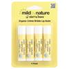 Mild By Nature, Sierra Bees™, Organic Lip Balm, Crème Brûlée, 4 Pack, 4.25 g (0.15 oz) Each