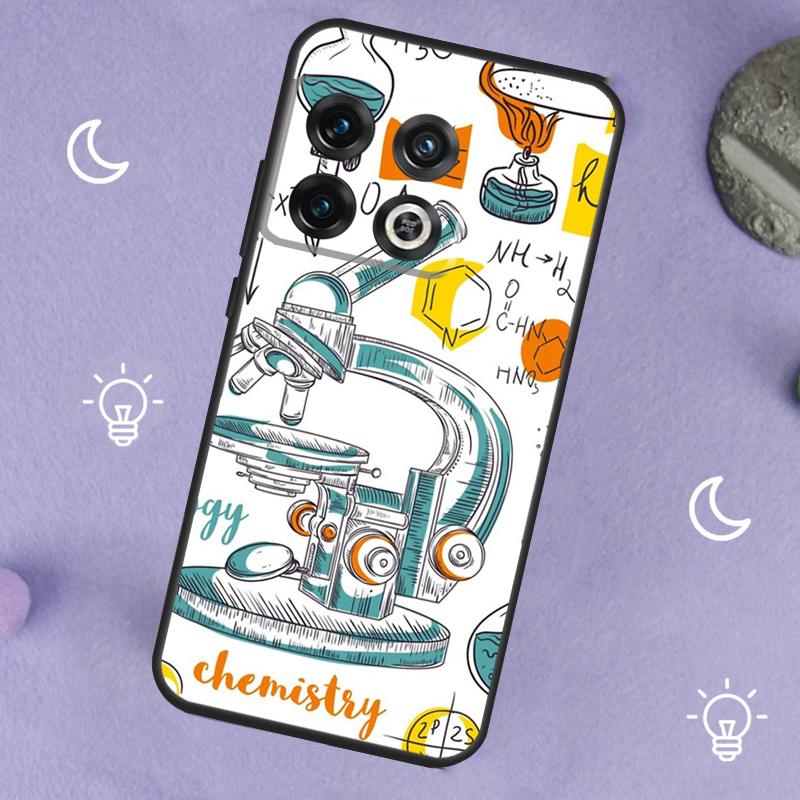 Vintage Chemistry Laboratory For OnePlus 13T 13R 12R 10R 10T 8T 11 12 13 15 Case For OnePlus Nord 5 CE 2 3 4 Lite N20 N30