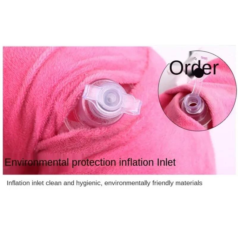Inflatable Neck Pillow 4 Colors Comfortable Pillow for Sleep Travel Accessories for Airplane U-Shape Home Textile