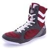 Unisex High-Top Boxing Shoes for Youth Training, Competitions, Wrestling, Sanda, and General Fitness.
