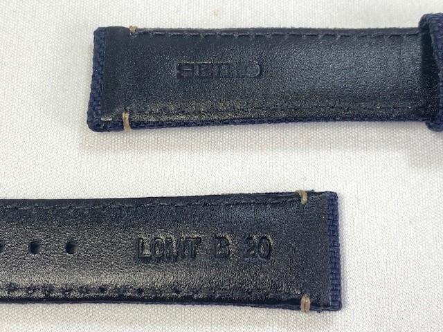 L0MT011J0 SEIKO Prospex 20mm Polyester Band Navy and via (for SBDY101/ 4R35-04J0 others) (Ships Nekoposu)