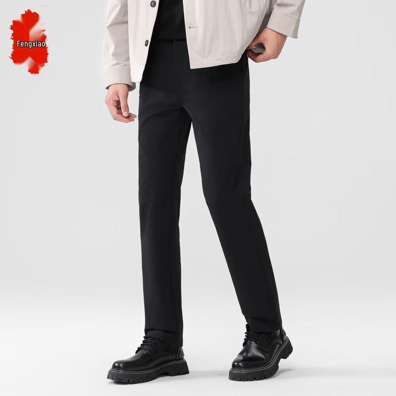 

Men s Premium Straight-Leg Warm Casual Pants 36