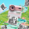 Children's Digital Camera Instantly Print 2.4inch Screen with Stickers & Filters for Photos Taking Video Recording Machine