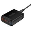 Multiple Port 3xUSB+3xType C Charging Station with 120W Output for Public Space and Travel Use