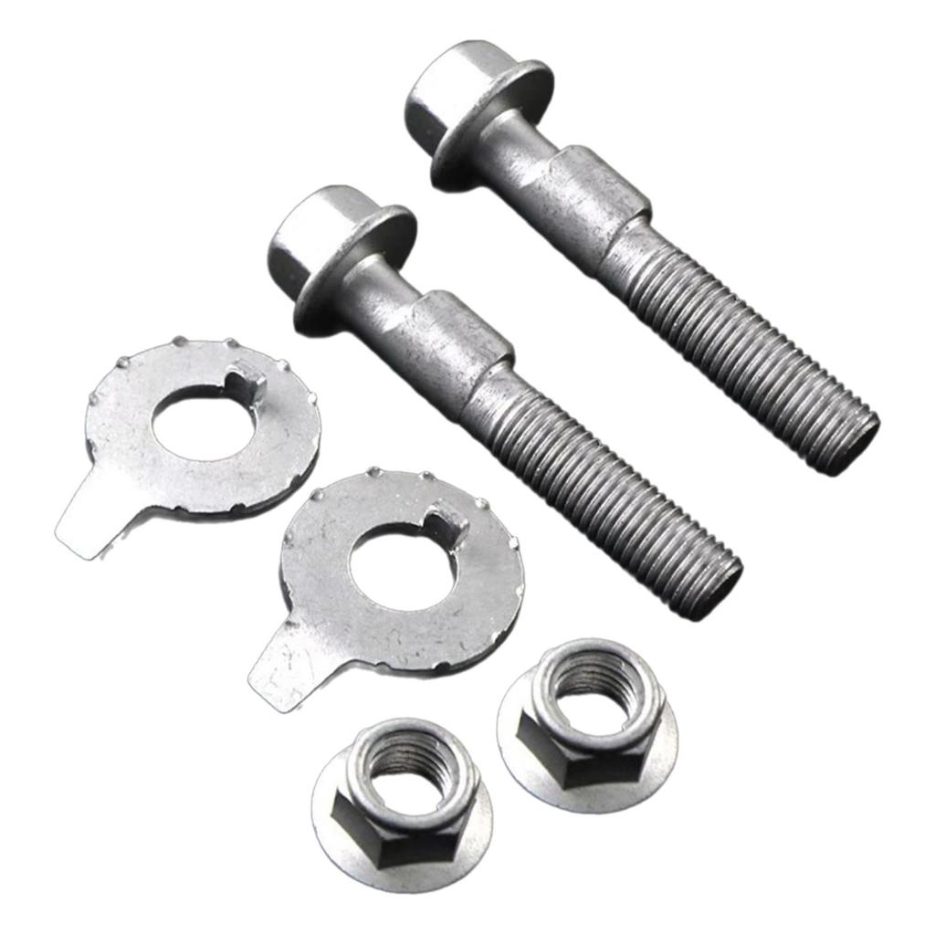 Suspension Arm Alignment Eccentric Adjustment Cam Bolt Heavy Duty Camber Adjuster Bolt Set 10mm Replacement Easy To Install