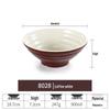 Net Celebrity Melamine Ramen Bowl: Two-Tone Creative Design, Large, Ideal for Mala Tang and Rice Noodles