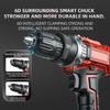 21V Multifunctional Handheld Electric Drill & Screwdriver with Lithium Battery for Home Renovation