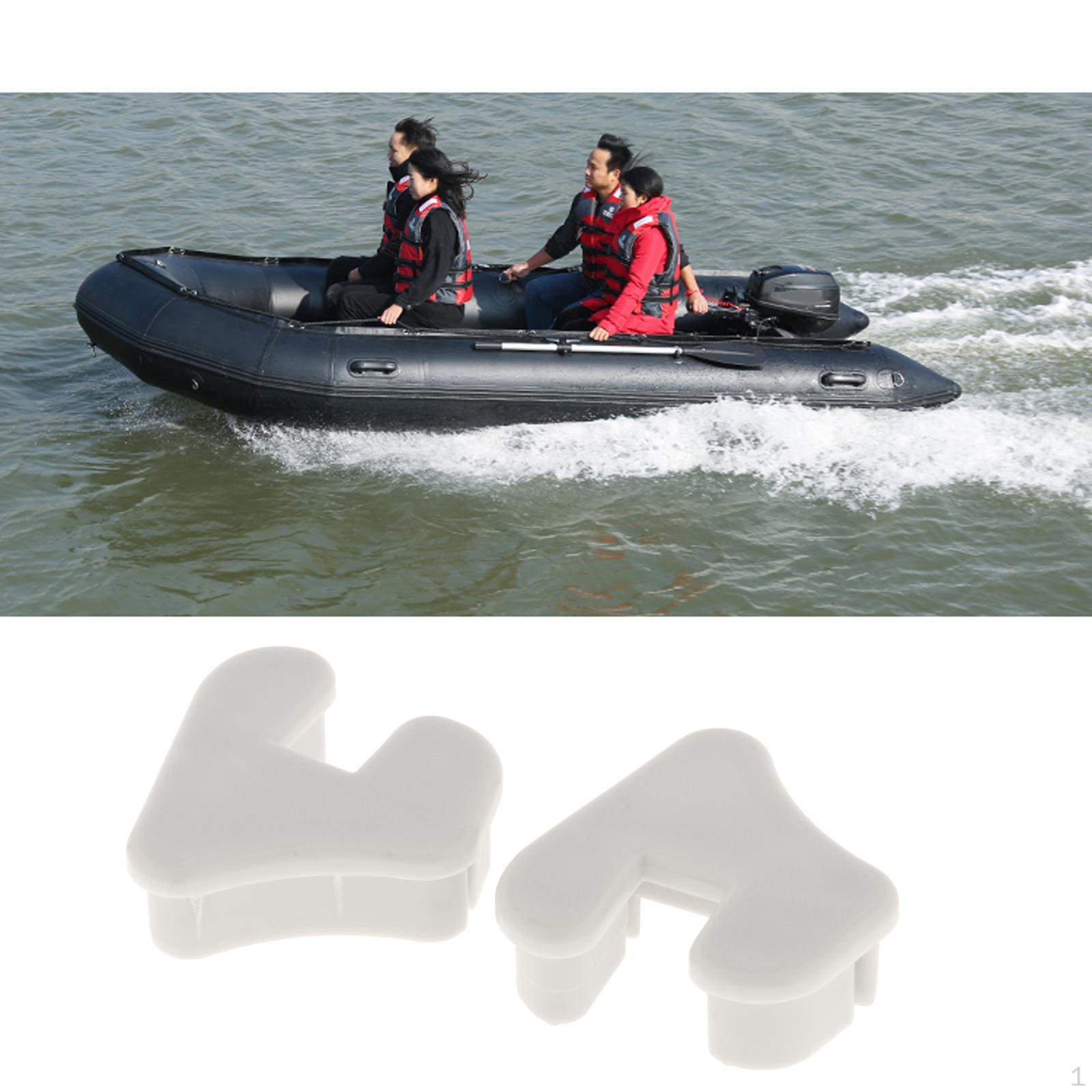 

Kayak Marine Boat Aluminum Rod Plug Canoe Both Ends White