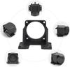 Industrial Motor Mounting Bracket 180W-250W Applications AntiShock Aluminum Construction Space Saving Installation