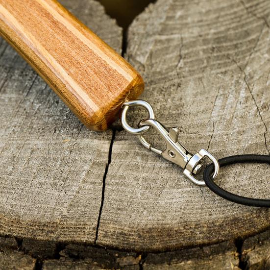 Mini Landing Dip Net Tear Resistance Wood Handle Dense Hole Fish Dipping Net for Angling