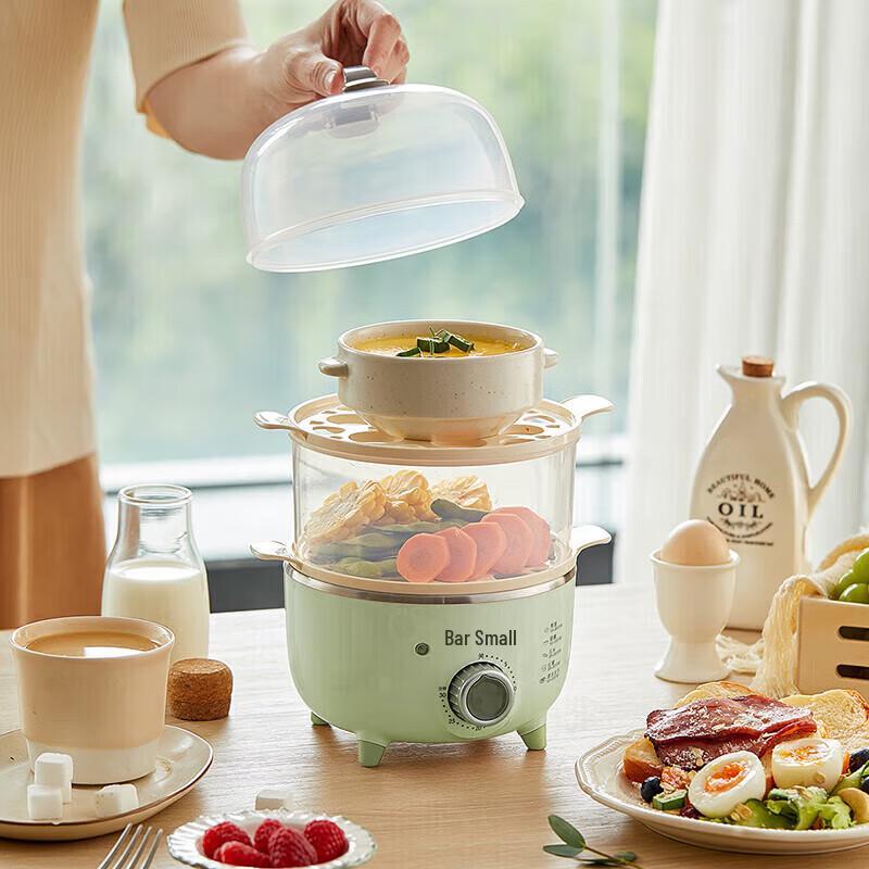 Bear Multi-Function Double-Layer Egg Cooker and Steamer CN plug (adapter included)