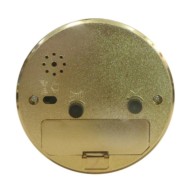 Eleganter 3-Zoll Snooze-Wecker-Einsatz mit arabischen oder römischen Ziffern Zifferblatt Runder Uhreneinsatz für Bastelprojekte