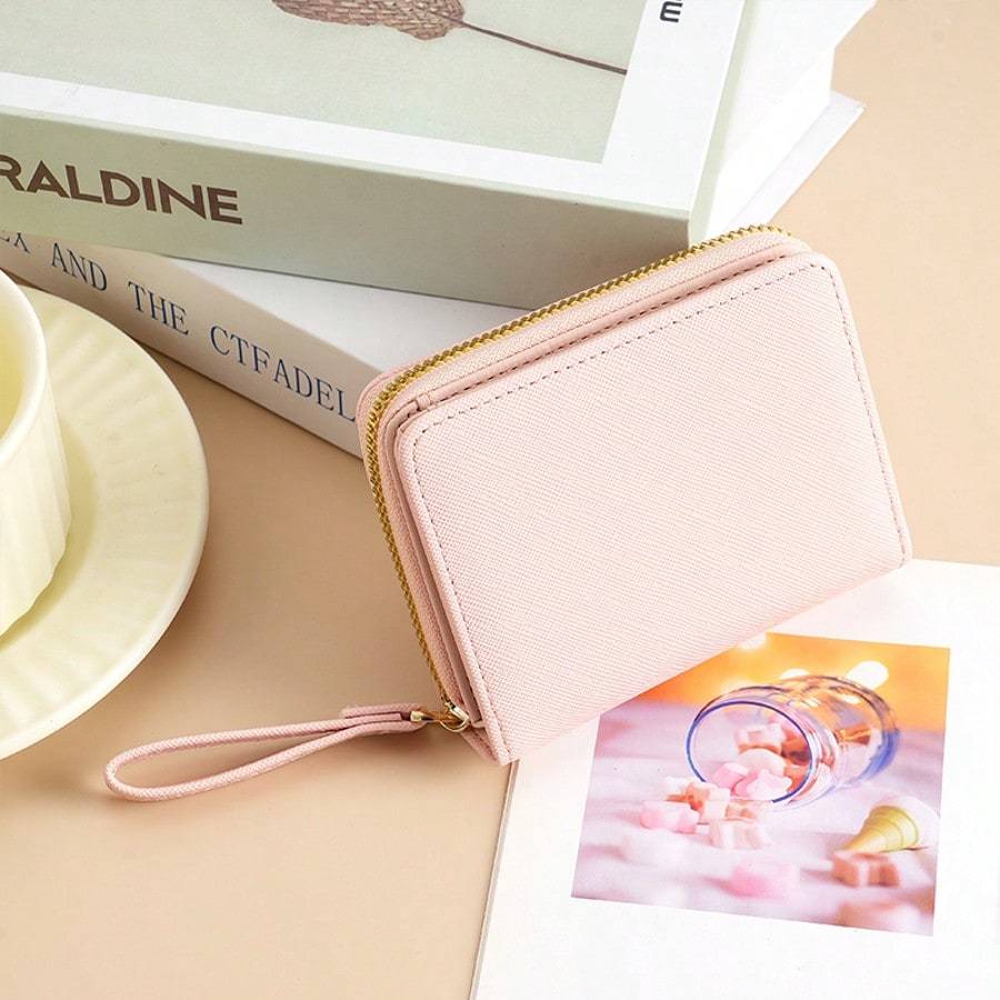 Large Capacity Women's Wallet Women's Zipper Coin Purse Minimalist Wallet For Women Mini Purse Leather