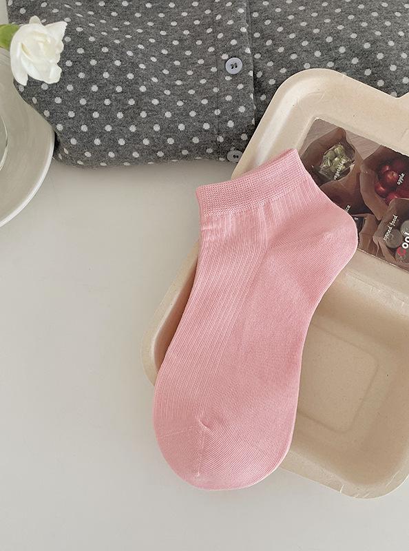 Girls' Cotton Summer Ankle Socks - Anti-Odor White Crew & Mid-Calf Options