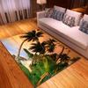 Beach Concept Landscape Living Room Carpet Bedroom Dining Room Floor Mat Pattern Size