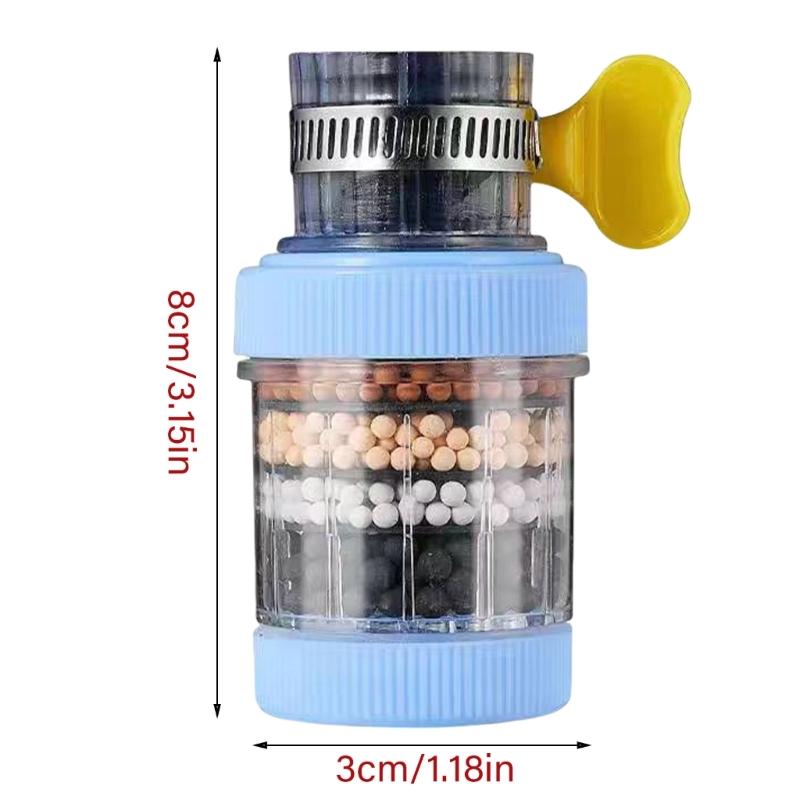 Pack of 3 Kitchen Faucet Nozzle Extender with Filter Portable Faucet Extension Adapter Tap Filter Water Flows Aerator