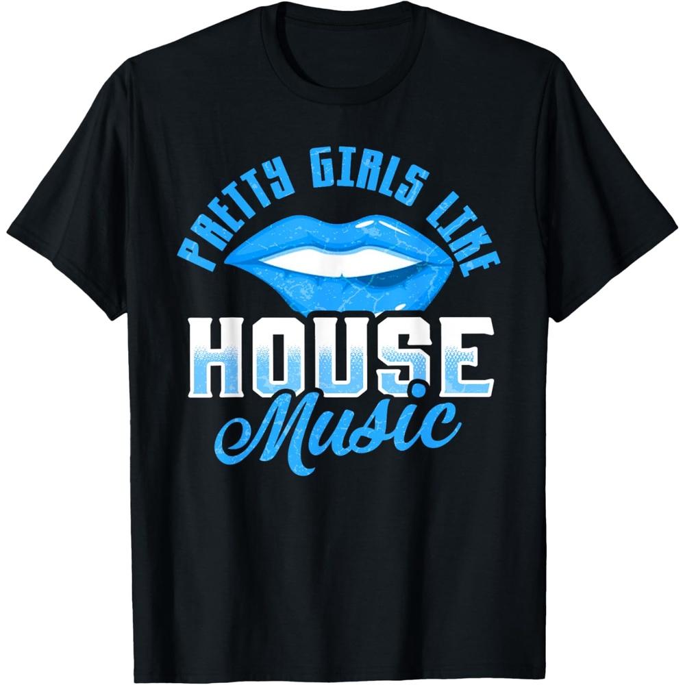 Pretty Girls Like House Music T Shirt L чёрный