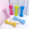 Eco-friendly Heart-shaped Chew Toy for Small Dogs - Durable TPR Teeth Cleaning Stick