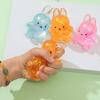 Glitzerndes Tier-Quetschspielzeug Stressabbau Salamander Kaninchen Bär Oktopus Capybara Sensorisches Spielzeug Dekompression Klarer Stressball Fidget-Spielzeug