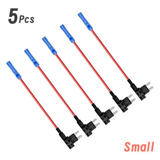 Car Mini/Small/Medium Types Additional Circuit Adapters Fuse Holder Fuses4